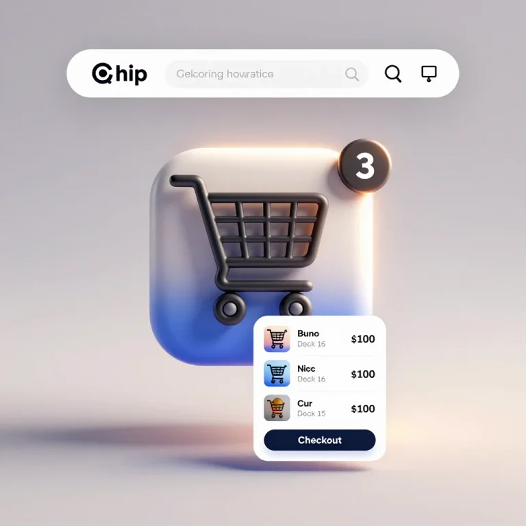 cart icon, ecommerce header, badge design, mini cart, checkout button