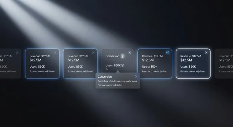 kpi, dashboard, mobile, tooltip, metric