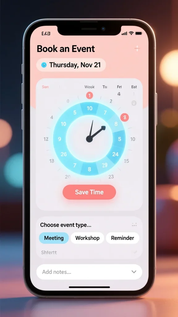 calendar, event, planner, mobile, pastel