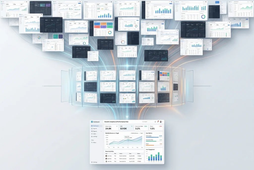 dashboard, saas, ui design, filters
